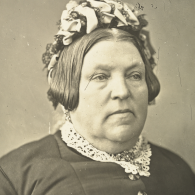 Portrait photograph of convict woman - Mrs Gifford (Sarah Ann Hunt)