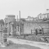 Photograph - Police Office, Tower Cottage, Guard Tower and Commandants house, Port Arthur c1910
