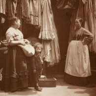 Photograph - old clothes of St Giles - from 'Street Life in London, 1877'